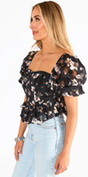 Chloe Flower Top