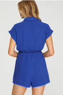 Saphane Blue Romper