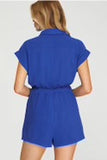 Saphane Blue Romper