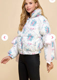 Snowy Flowers Jacket