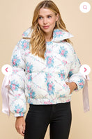 Snowy Flowers Jacket