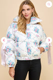 Snowy Flowers Jacket