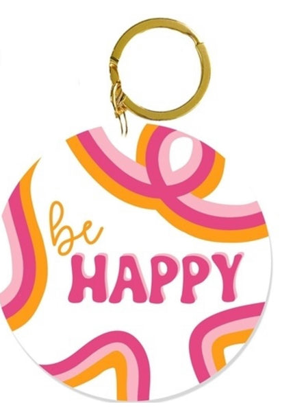 Keychain Be Happy