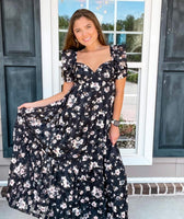 Lilly Flower Maxi Dress