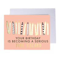 Greeting Card - Fire Hazard