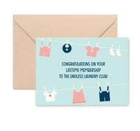 Greeting Card - Endless Laundry